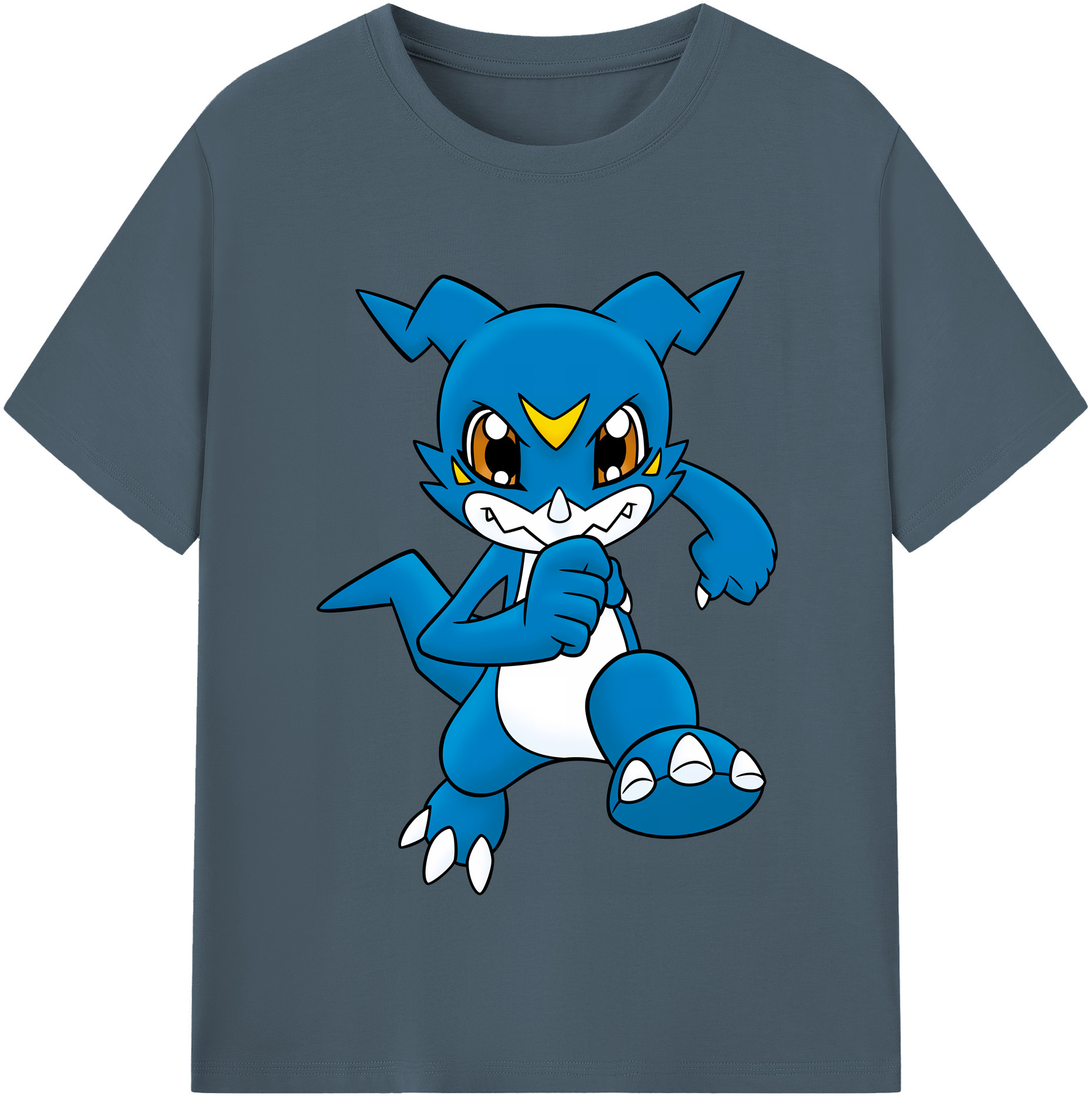 （画像用） Digimon デジタルモンスター/デジモン 綿100％半袖Tシャツ（フロントプリント）
